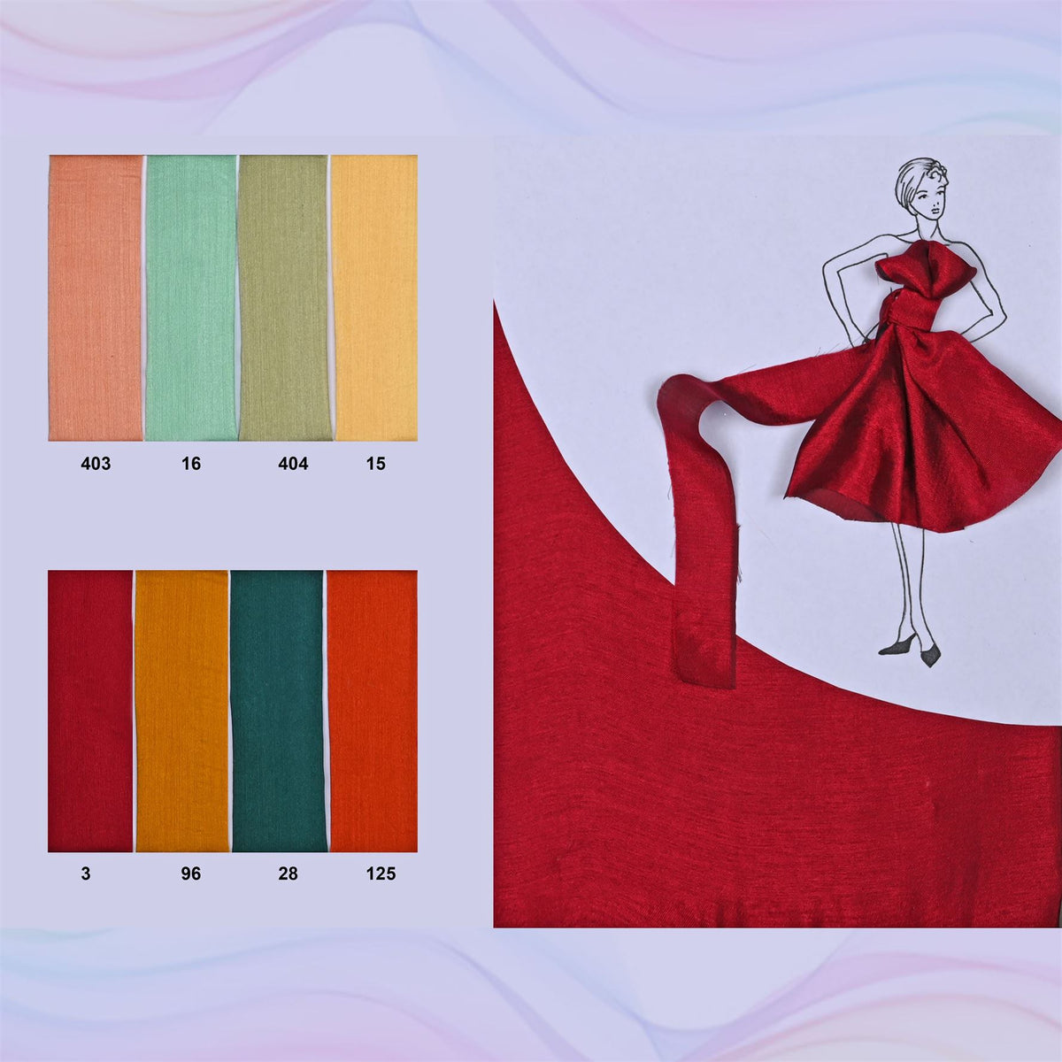 Semi Muslin - Shade Card