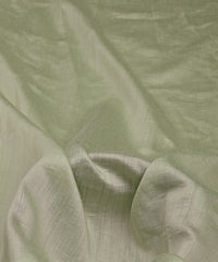 Olive Green Plain Dyed Semi Muslin Fabric