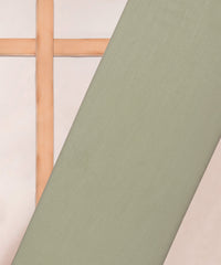 Olive Green Plain Dyed Semi Muslin Fabric