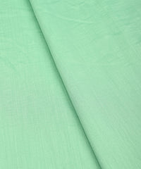 Sea Green Plain Dyed Semi Muslin Fabric