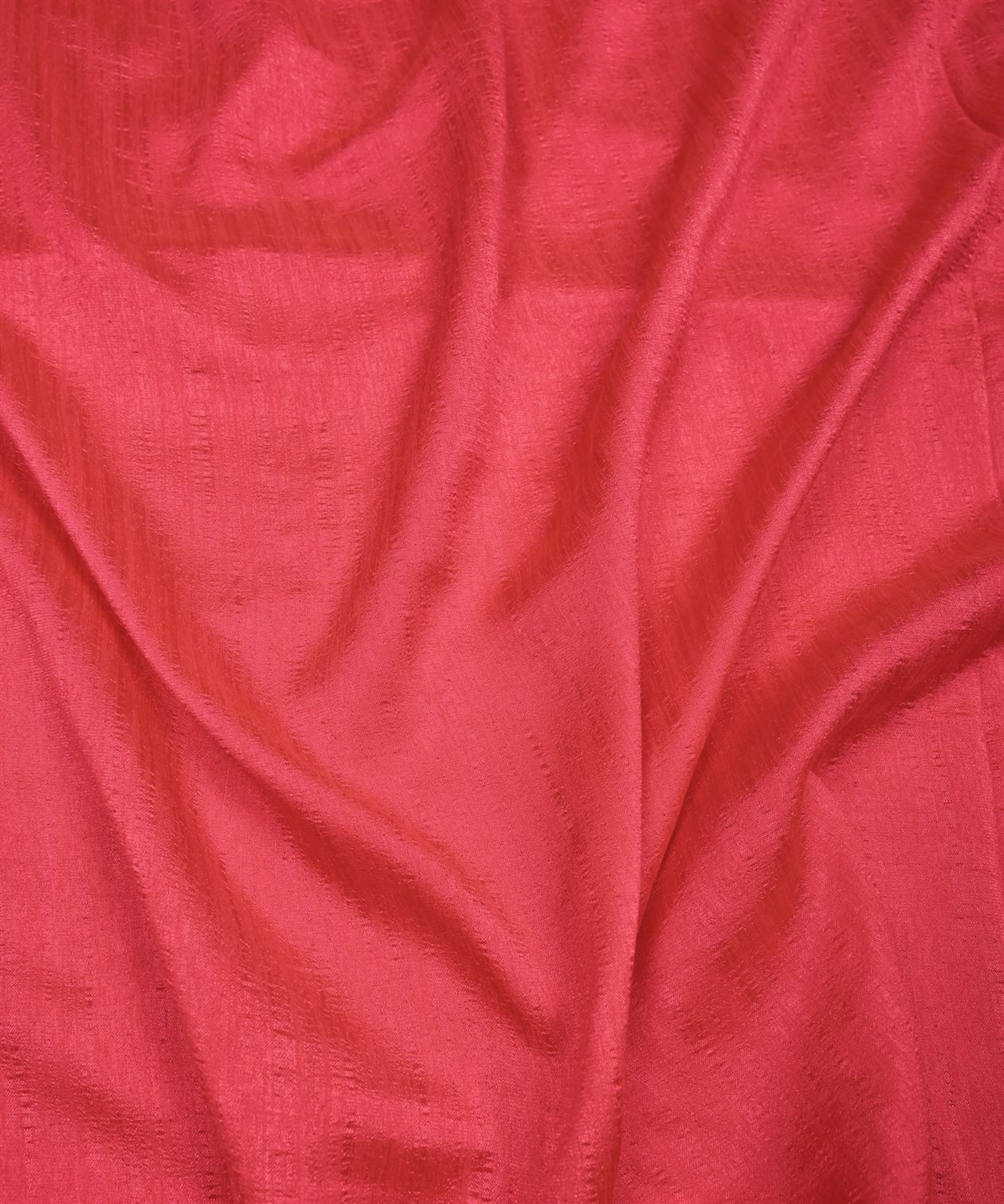 Hot Pink Plain Dyed Semi Silk Fabric