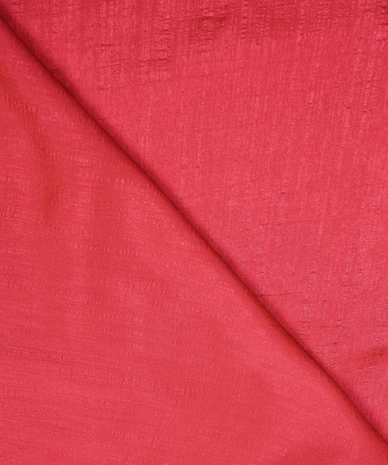 Hot Pink Plain Dyed Semi Silk Fabric
