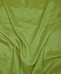 Light Green Plain Dyed Semi Silk Fabric