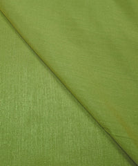 Light Green Plain Dyed Semi Silk Fabric