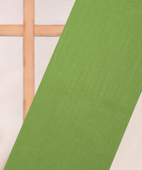 Light Green Plain Dyed Semi Silk Fabric