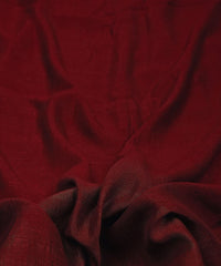 Maroon Plain Dyed Semi Silk Fabric
