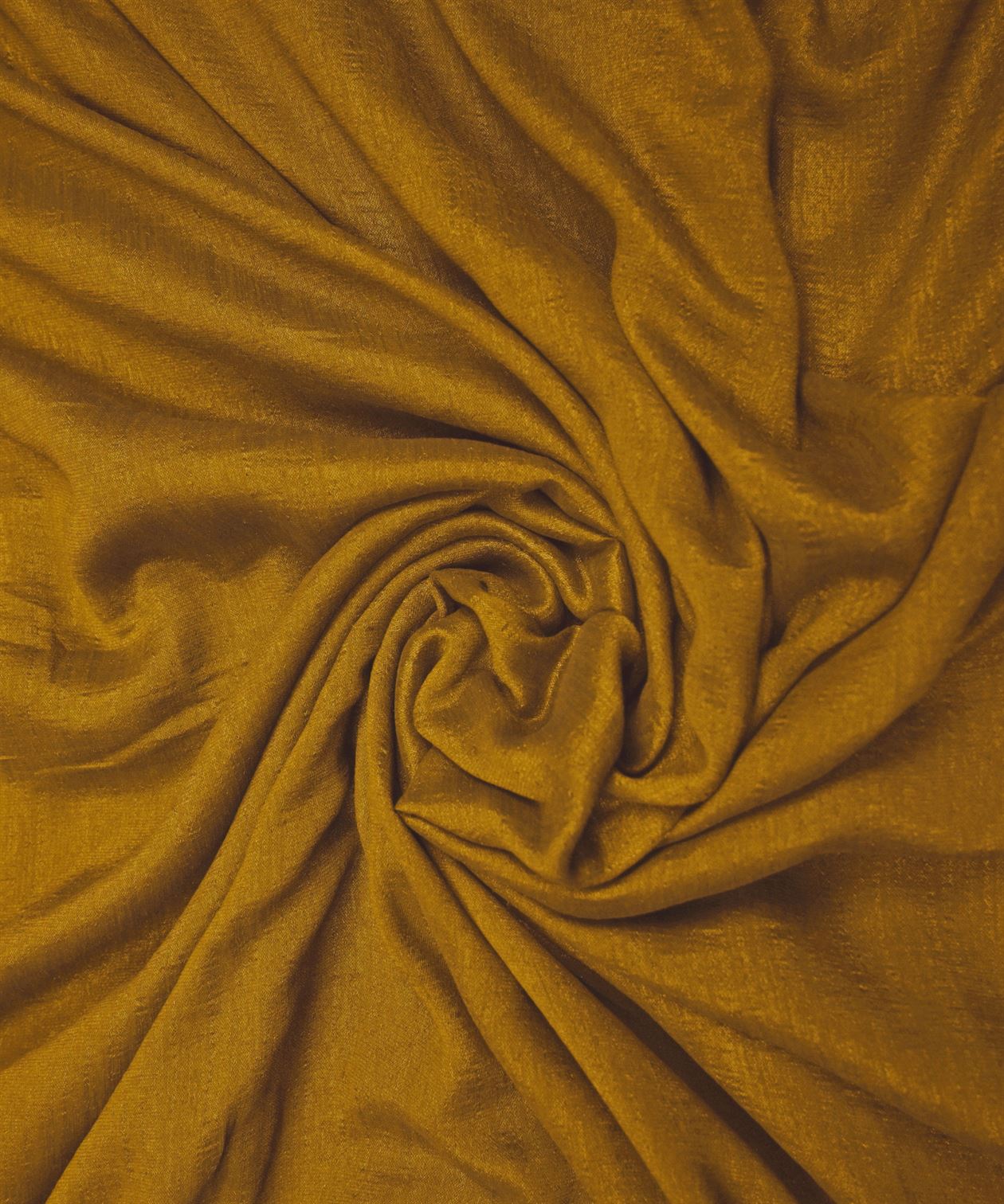 Mustard Yellow Plain Dyed Semi Silk Fabric