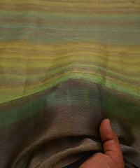 Green Shaded Chiffon Fabric