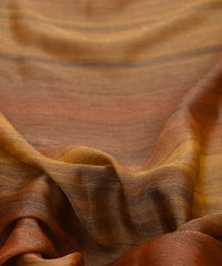 Orange Shaded Chiffon Fabric