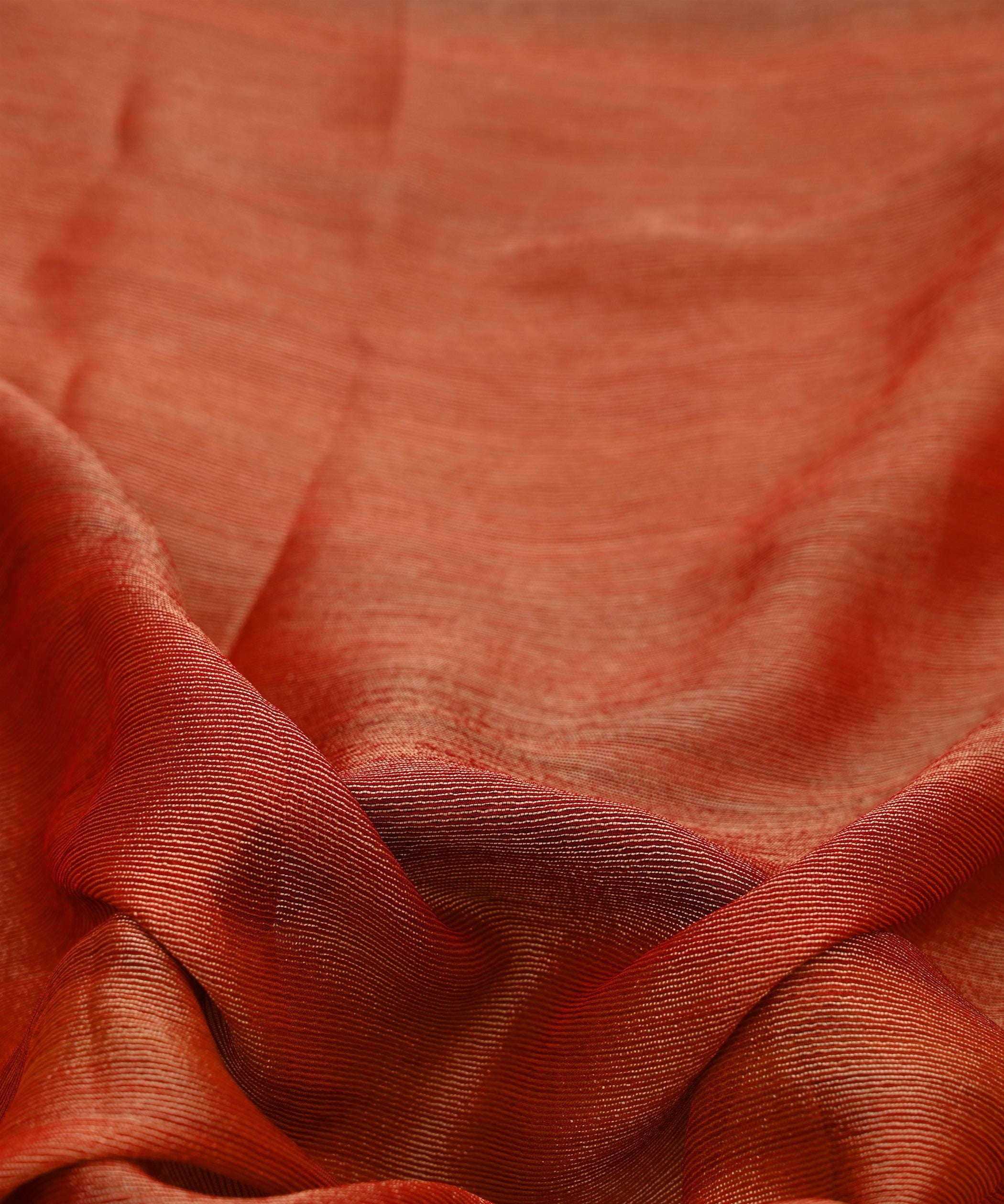 Red Shaded Chiffon Fabric