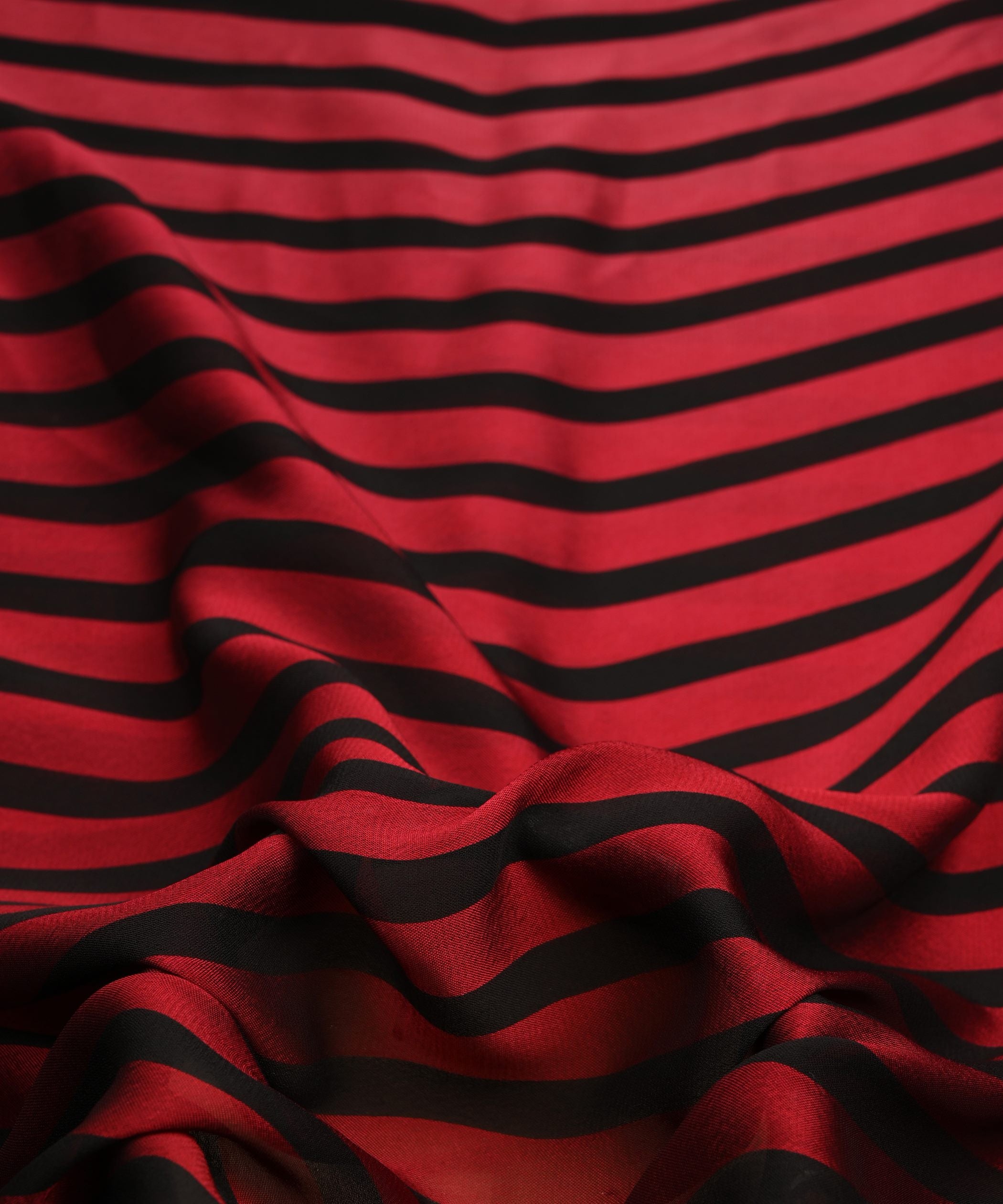 Shaded Chiffon with Stripes-Swatch Card