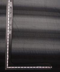 Black Shaded Chiffon Fabric with Zari Patta