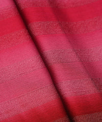 Maroon Shaded Chiffon Fabric with Zari Patta