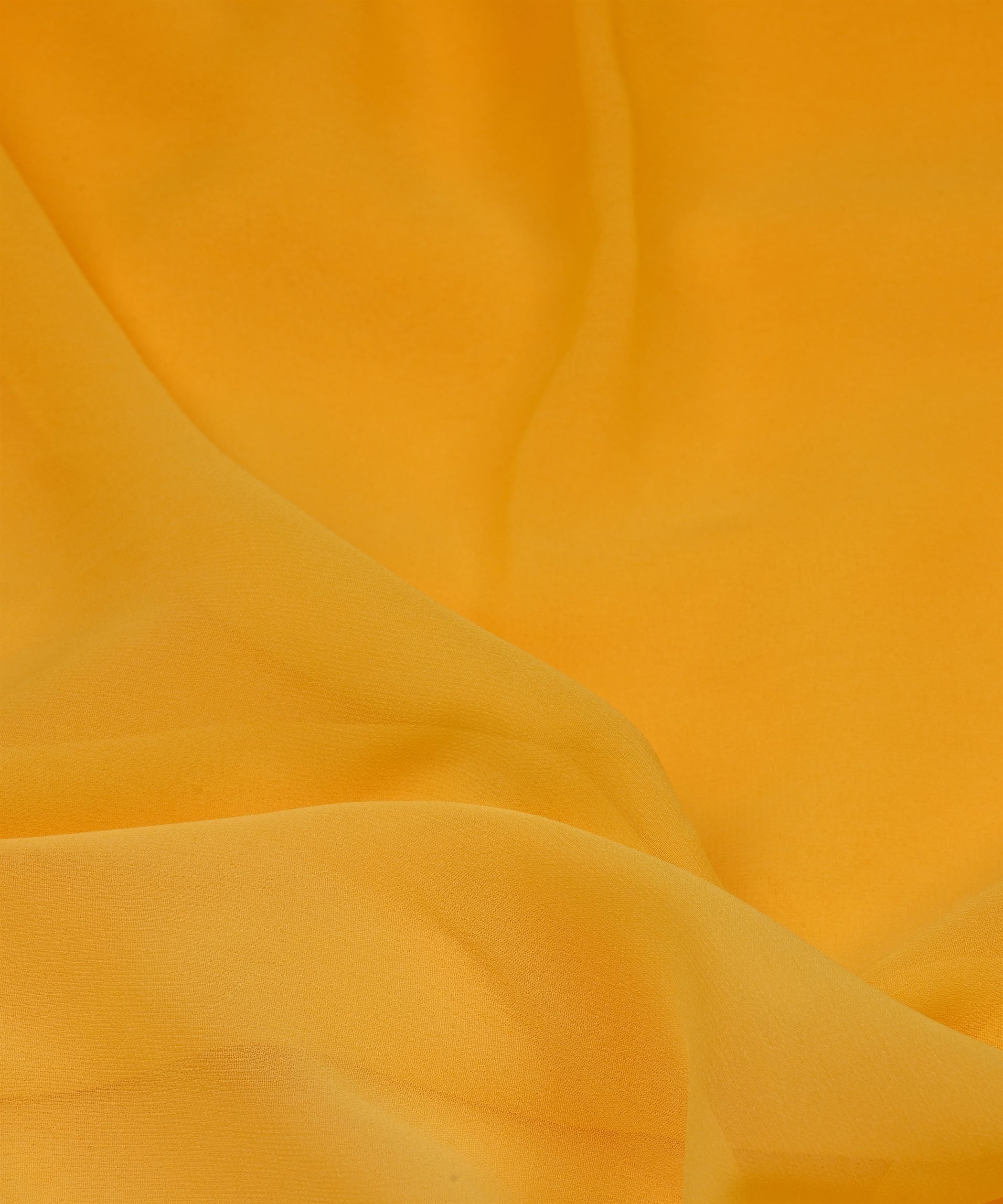 Gold Yellow Shaded Georgette Fabric