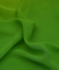 Green Shaded Georgette Fabric
