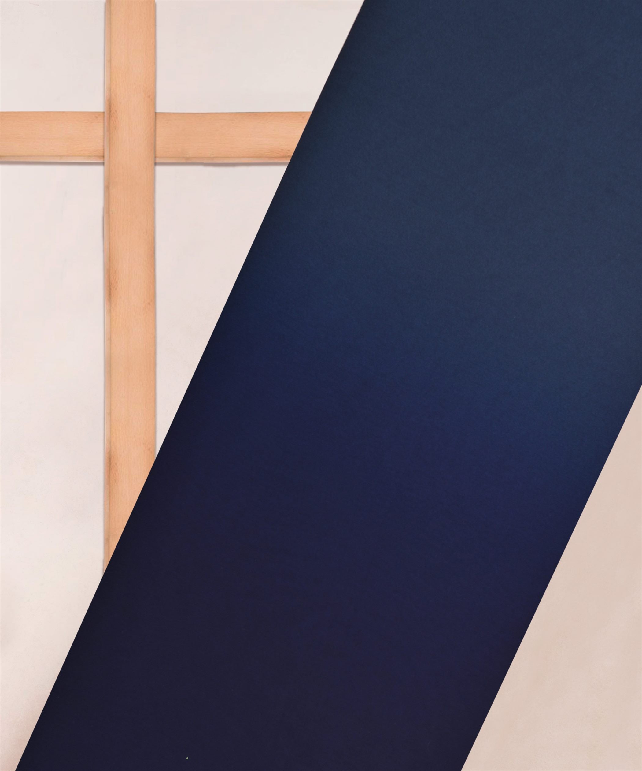 Navy Blue Shaded Georgette Fabric
