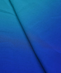 Royal Blue Shaded Georgette Fabric