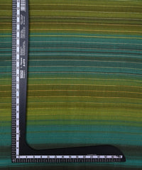 Pista Green Shaded Chiffon Fabric with Zari Lining
