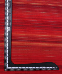 Red Shaded Chiffon Fabric with Zari Lining