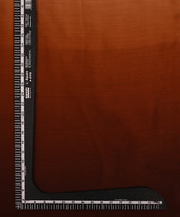 Coffee Plain Dyed Shaded Satin Chiffon Fabric
