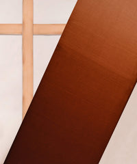 Coffee Plain Dyed Shaded Satin Chiffon Fabric