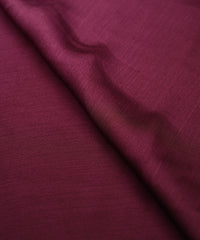 Wine Plain Dyed Shaded Satin Chiffon Fabric