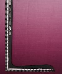 Wine Plain Dyed Shaded Satin Chiffon Fabric