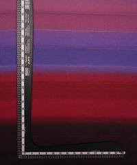 Wine-Dark Wine Shaded Weightless Fabric with Zari and Satin Stripes
