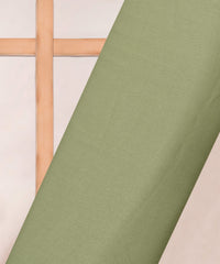 Dusty Green Plain Dyed Simmer Chiffon Fabric