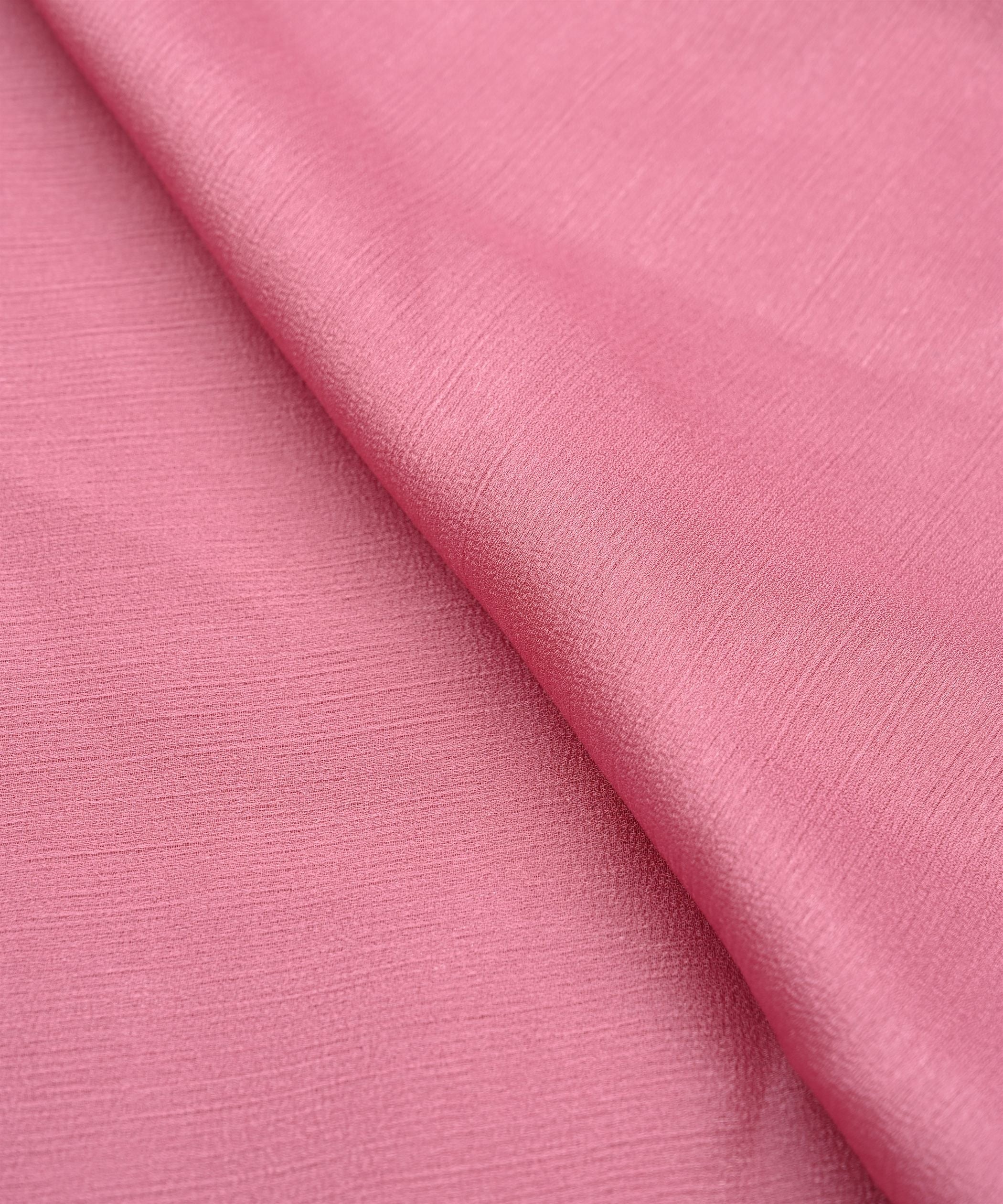 Light Pink Plain Dyed Simmer Chiffon Fabric