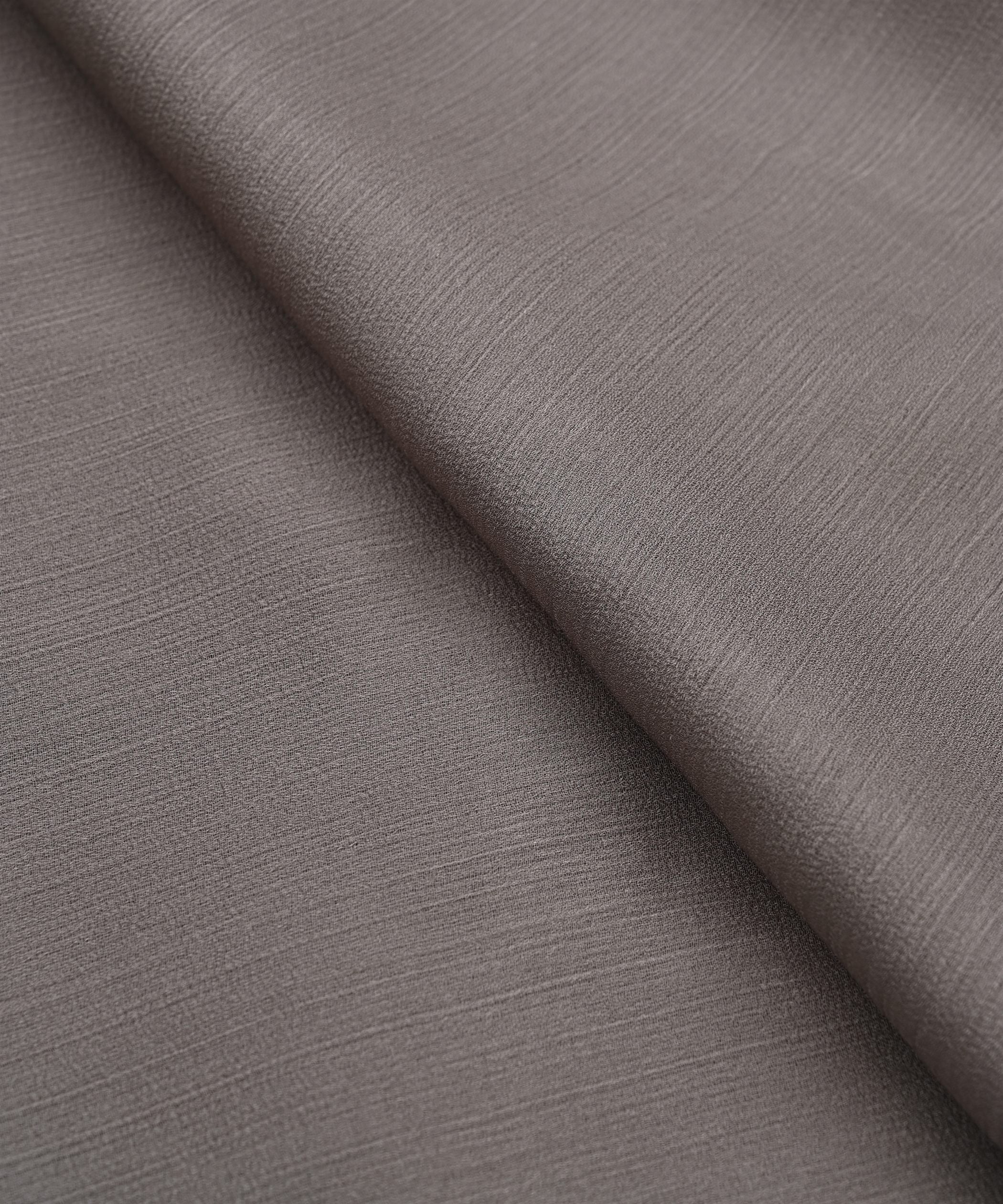 Grey Plain Dyed Simmer Chiffon Fabric