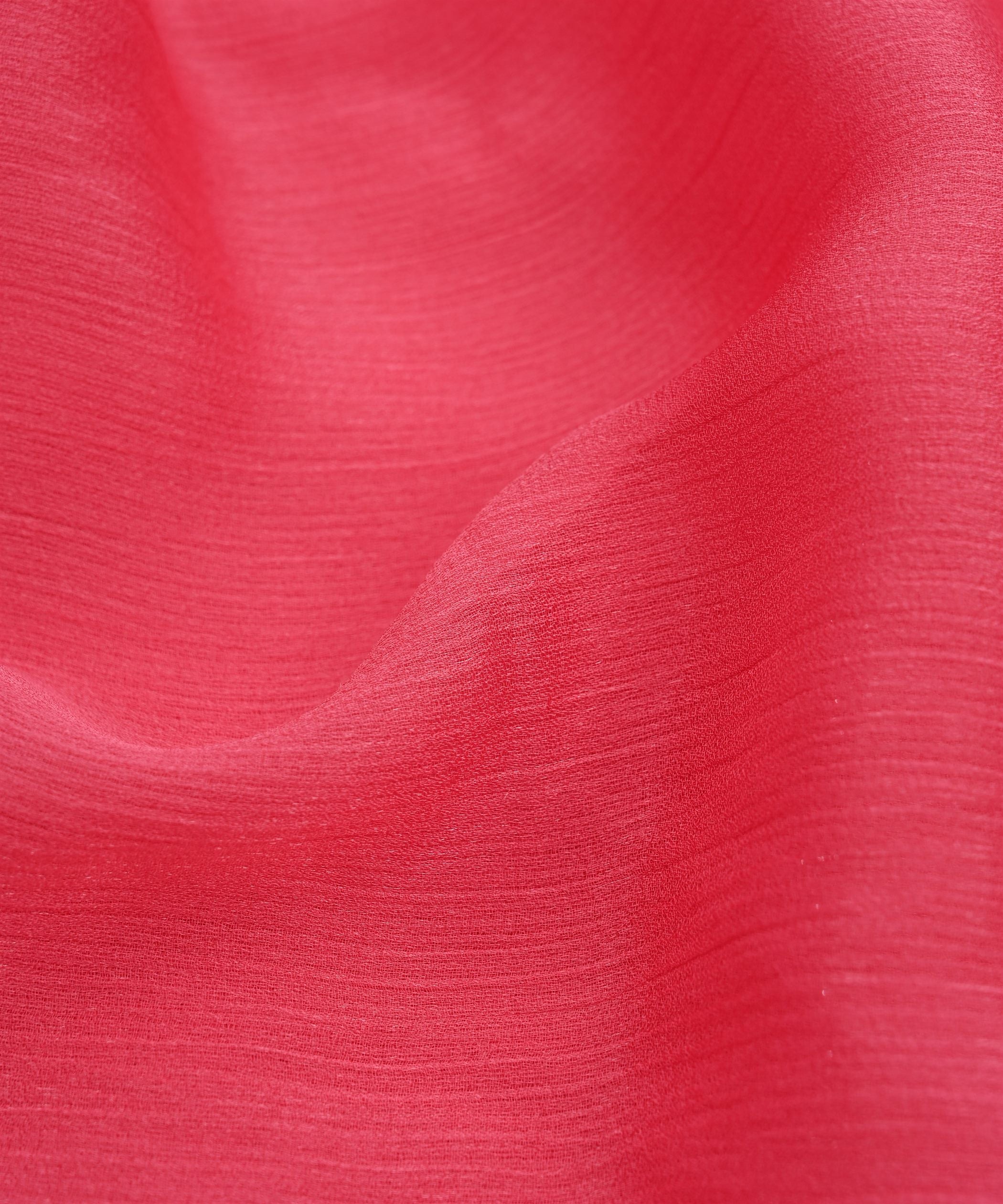 Pink Plain Dyed Simmer Chiffon Fabric