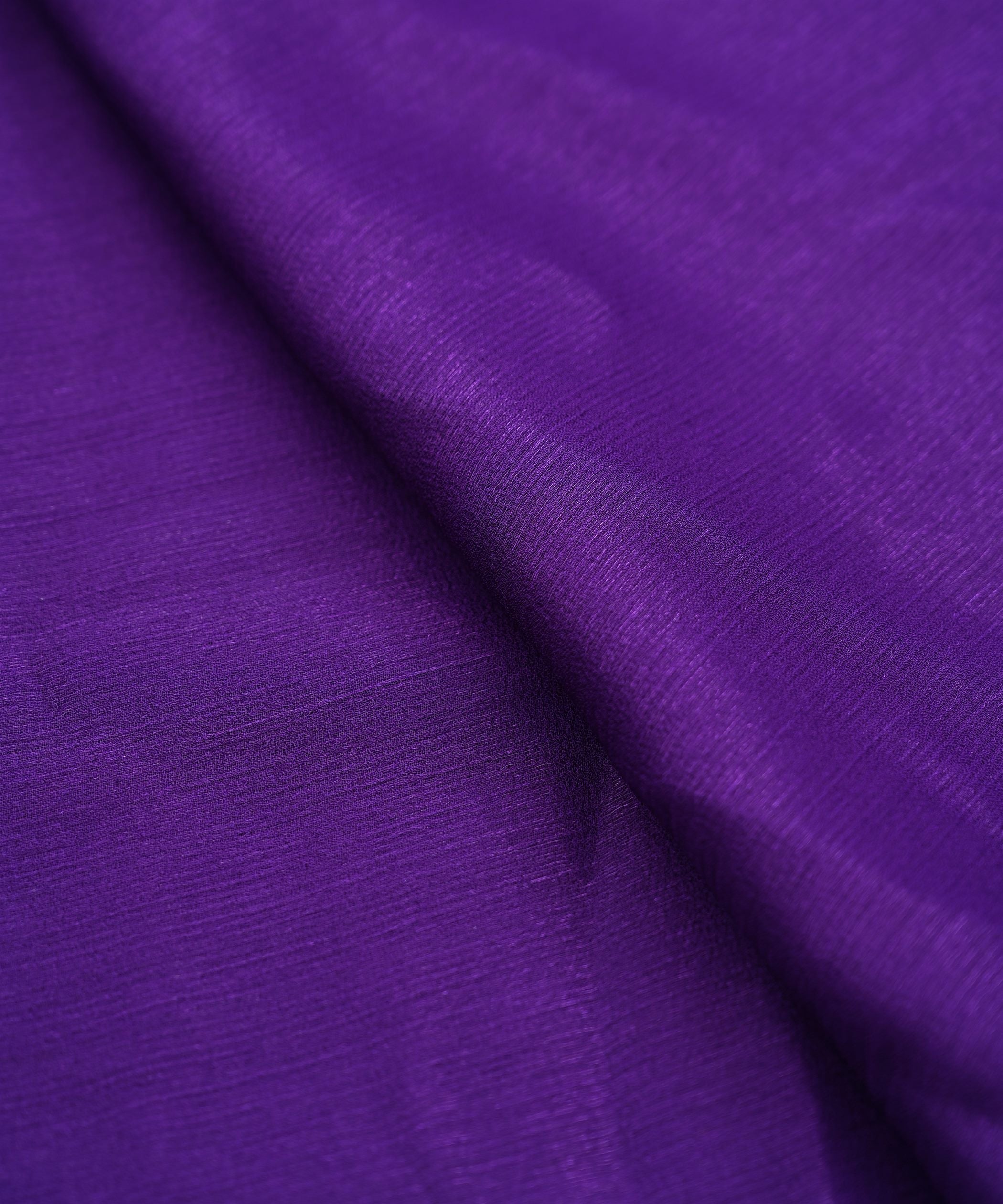 Violet Plain Dyed Simmer Chiffon Fabric