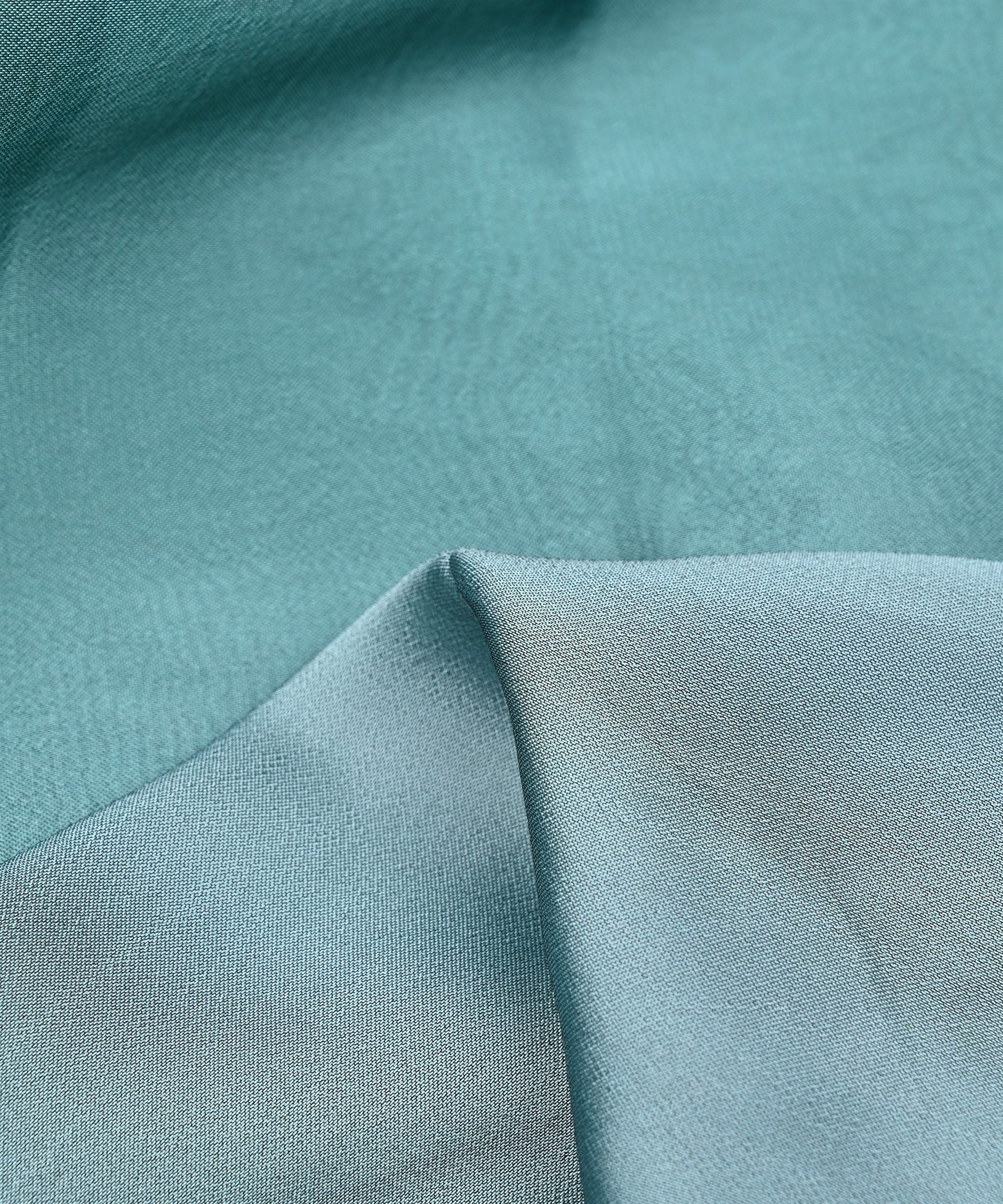 Dark Teal Plain Dyed Simmer Georgette Fabric