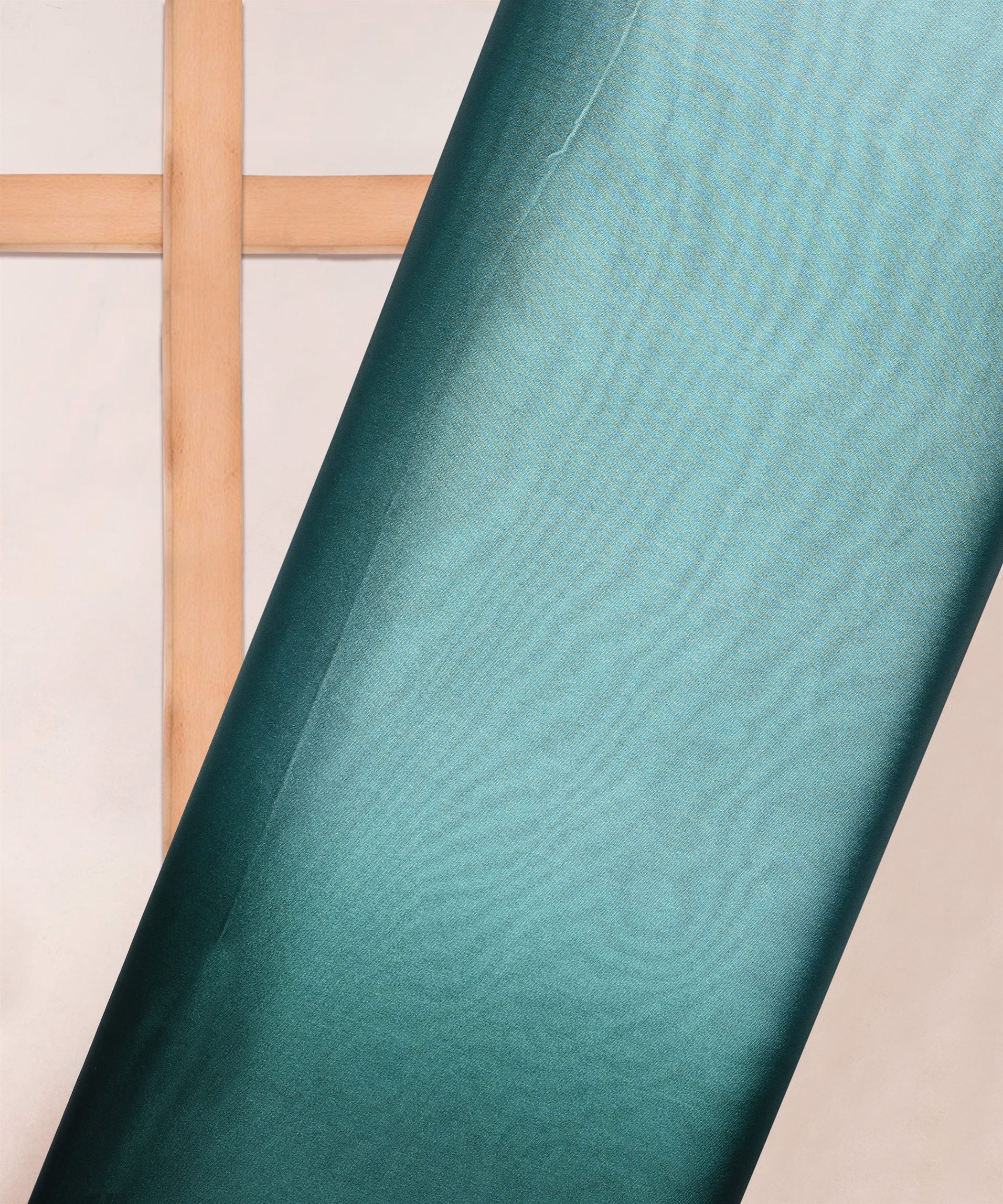 Dark Teal Plain Dyed Simmer Georgette Fabric