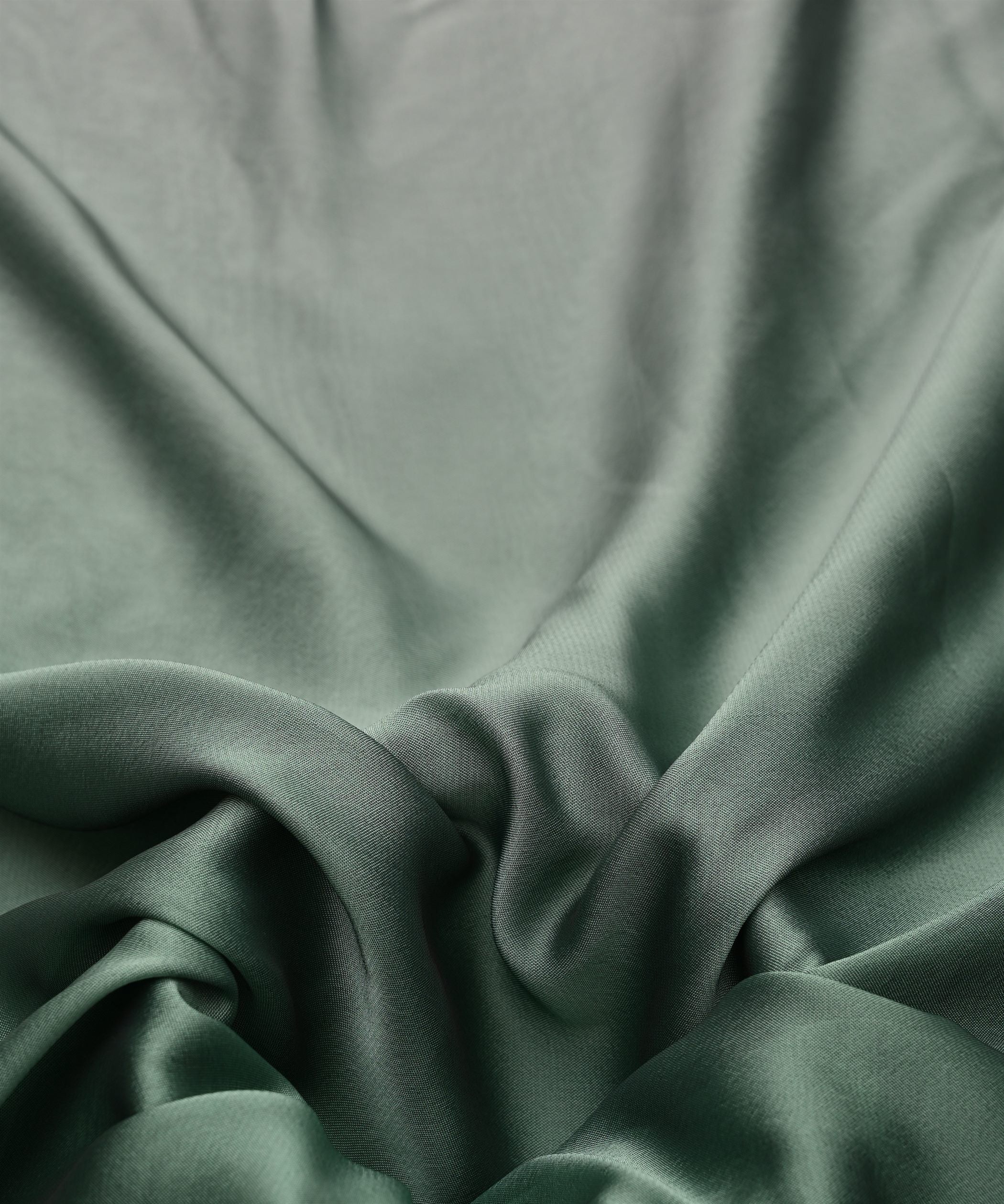 Green Plain Dyed Simmer Georgette Fabric