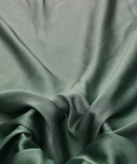Green Plain Dyed Simmer Georgette Fabric