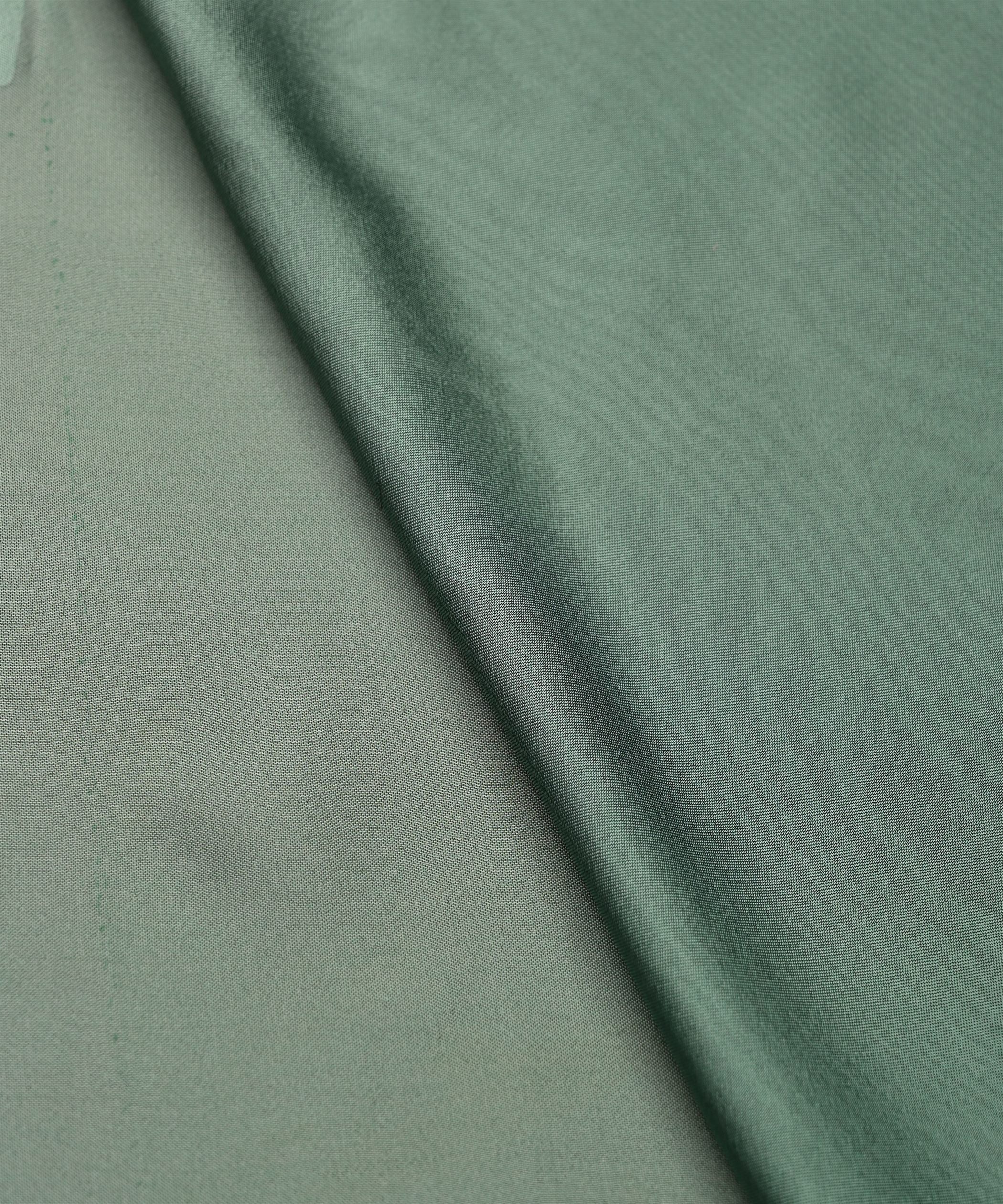 Green Plain Dyed Simmer Georgette Fabric