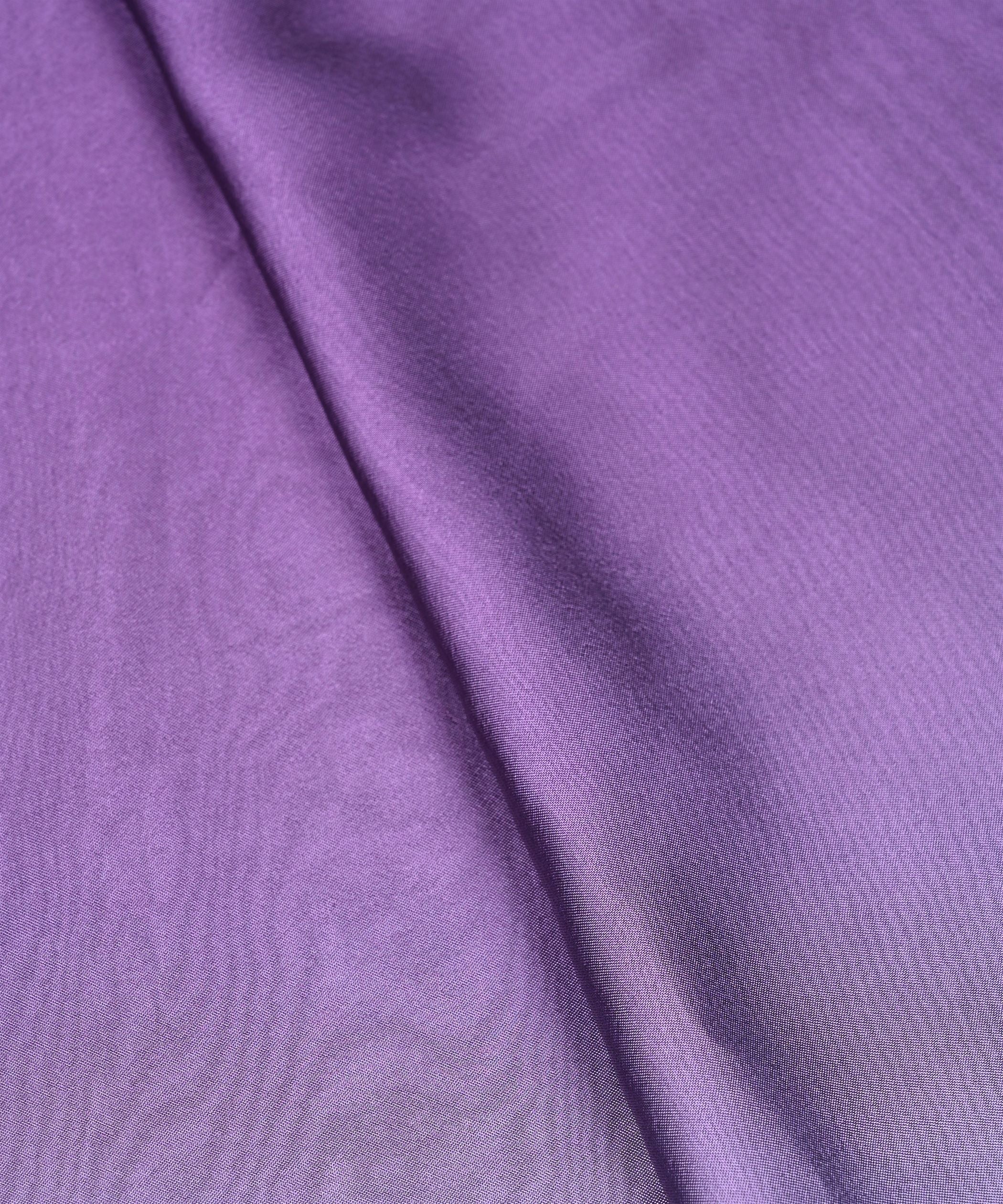 Lavender Plain Dyed Simmer Georgette Fabric