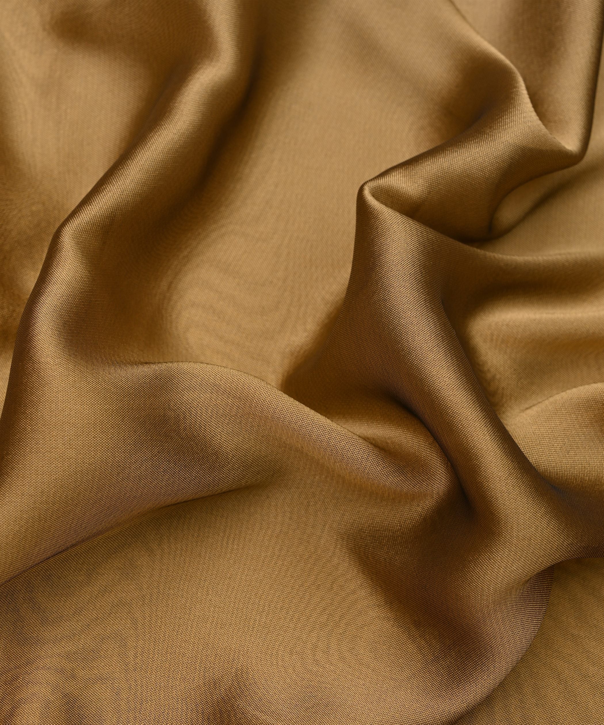 Mustard Yellow Plain Dyed Simmer Georgette Fabric