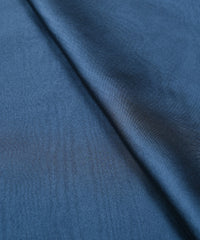 Navy Blue Plain Dyed Simmer Georgette Fabric
