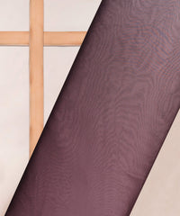 Purple Plain Dyed Simmer Georgette Fabric