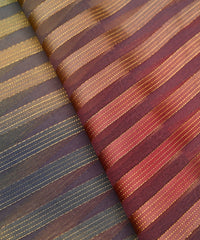 Navy Blue Spray Print Georgette Fabric with Patta