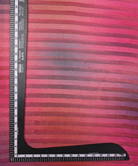 Pink Spray Print Georgette Fabric with Patta