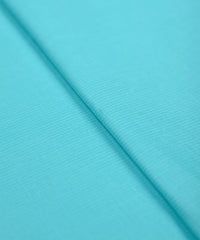 Sky Blue Plain Dyed Striped Cotton Fabric