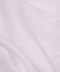 White Plain Dyed Striped Cotton Fabric