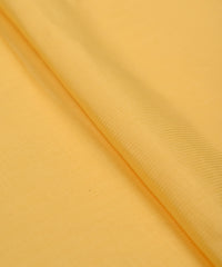 Yellow Plain Dyed Striped Cotton Fabric