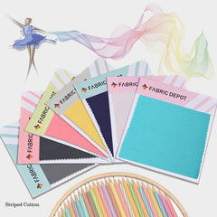 Striped Cotton-Swatch Card