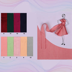 Satin Slub - Shade Card