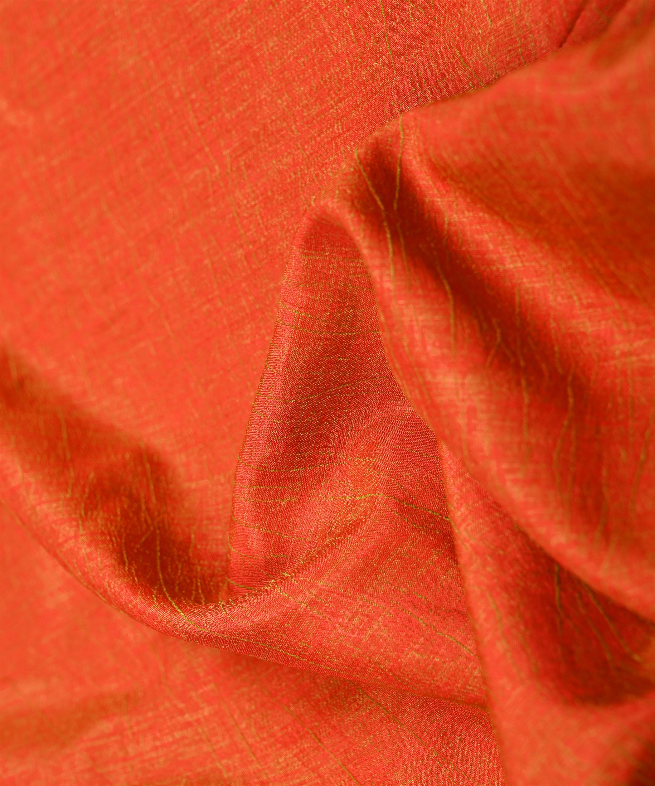 Coral Textured Semi Silk Fabric